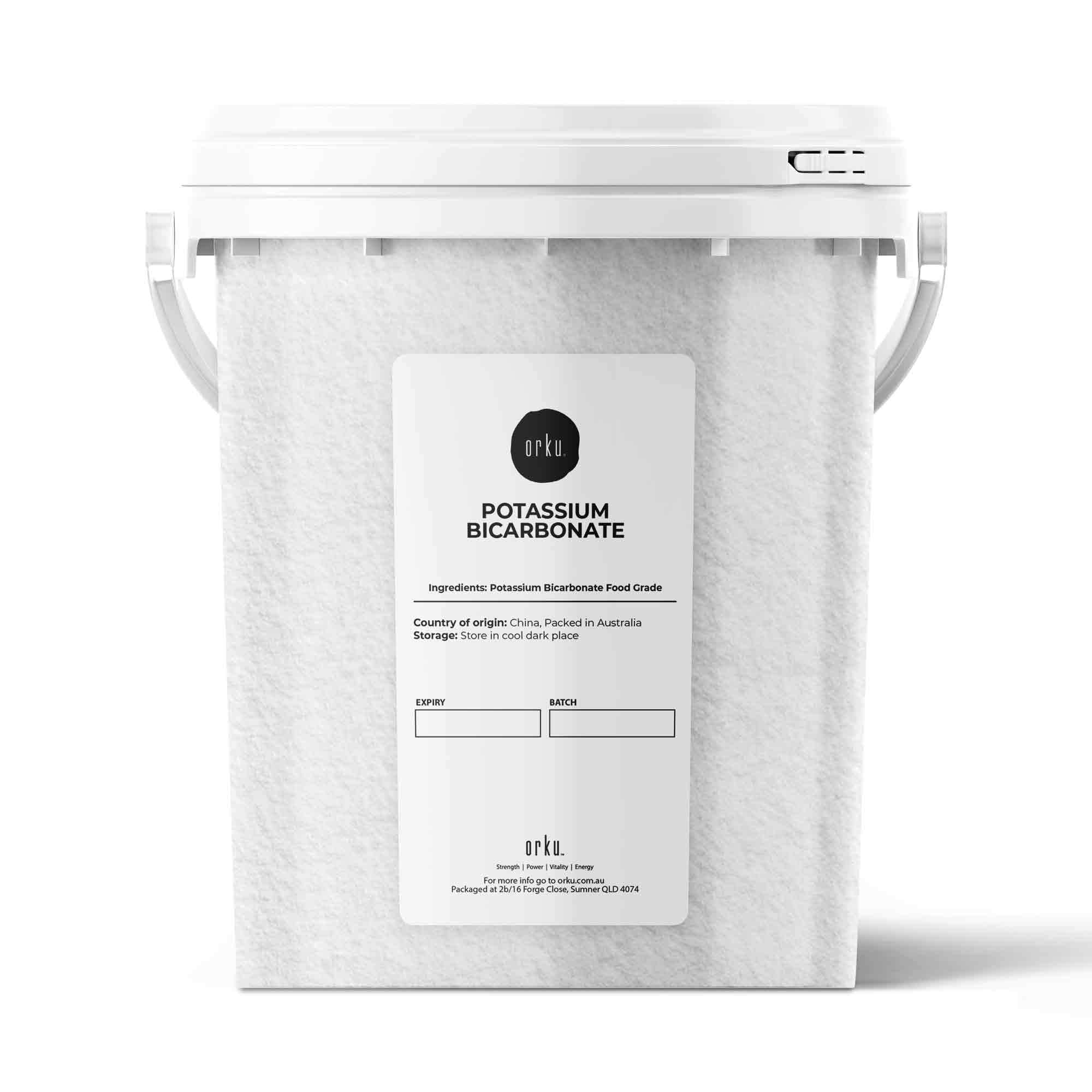 1.3Kg Organic Potassium Bicarbonate Powder Tub Food Grade FCC for Brewing Baking - NuSea